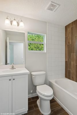 Bathroom, Interior, Wood Texture Flooring