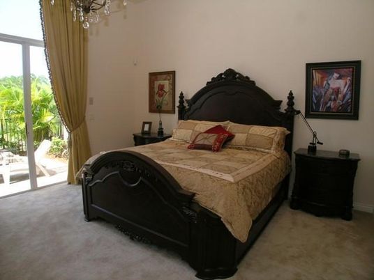 Bedroom, Chandelier, Interior