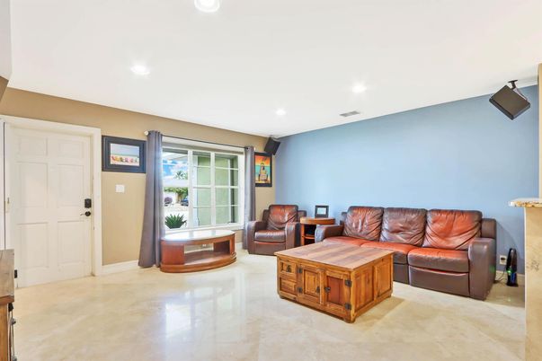 Interior, Living room, Recessed Lighting