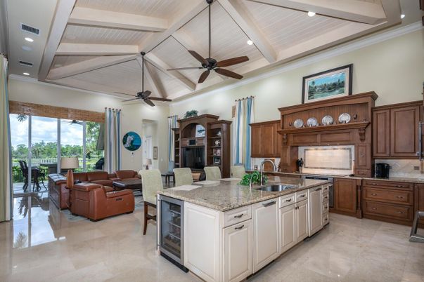 Interior, Kitchen, Living room, Recessed Lighting