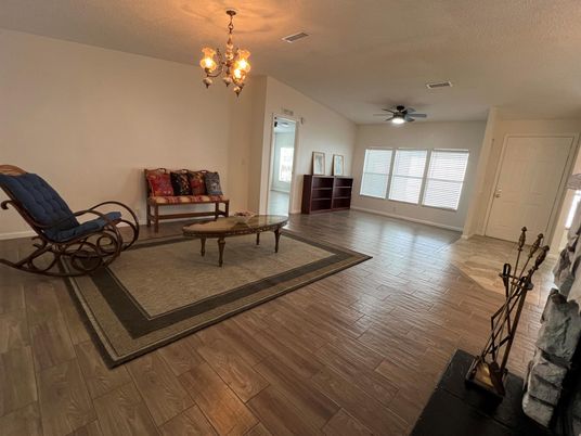 Chandelier, Interior, Wood Texture Flooring