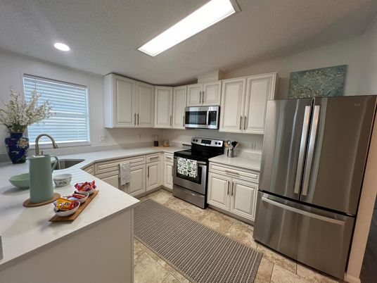 Interior, Kitchen, Recessed Lighting, Stainless Steel Appliances