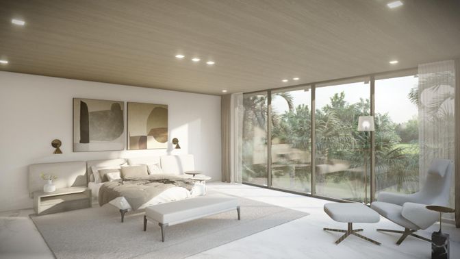 Interior, Living room, Recessed Lighting