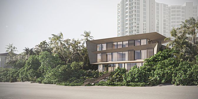 Exterior, Facade, Condo Building