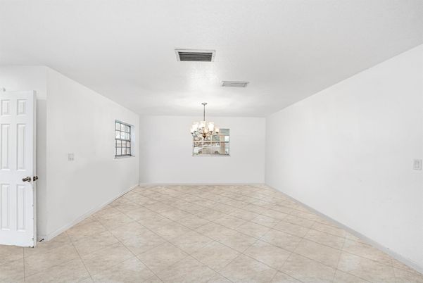 Chandelier, Empty room, Interior