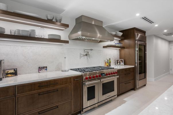 Interior, Kitchen, Recessed Lighting, Stainless Steel Appliances