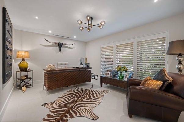Home Office, Interior, Recessed Lighting