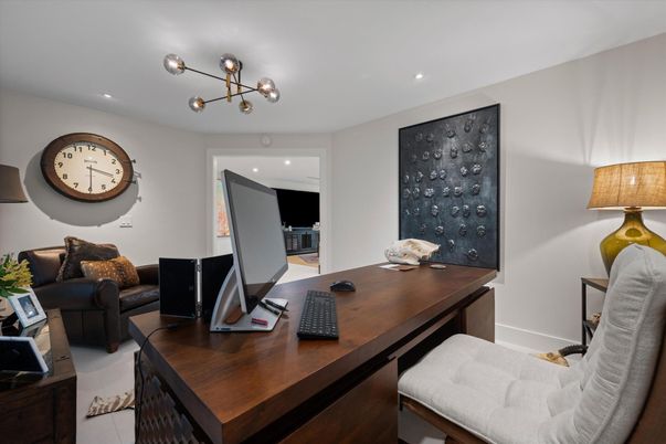 Home Office, Interior, Recessed Lighting
