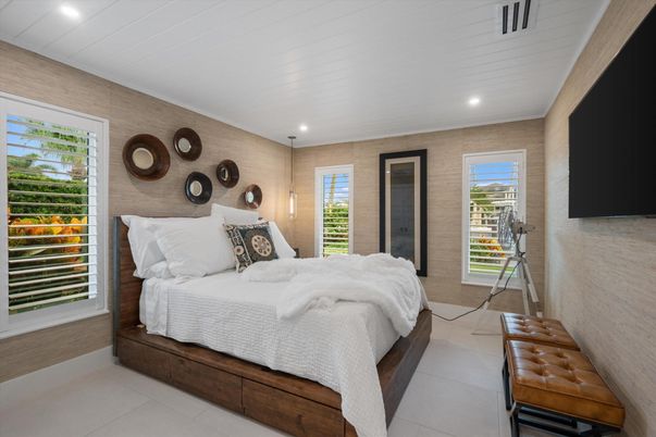 Bedroom, Interior, Recessed Lighting