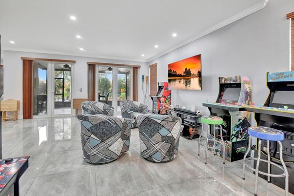 Interior, Living room, Recessed Lighting