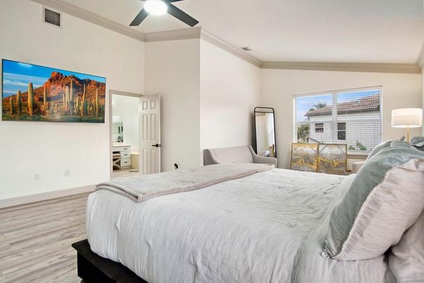 Bedroom, Interior, Wood Texture Flooring