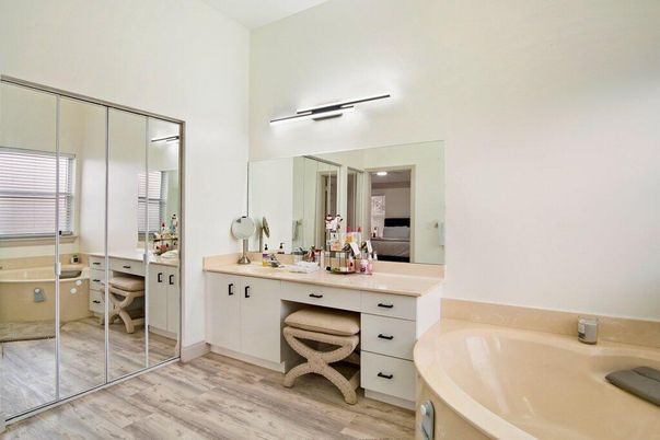 Bathroom, Interior, Wood Texture Flooring