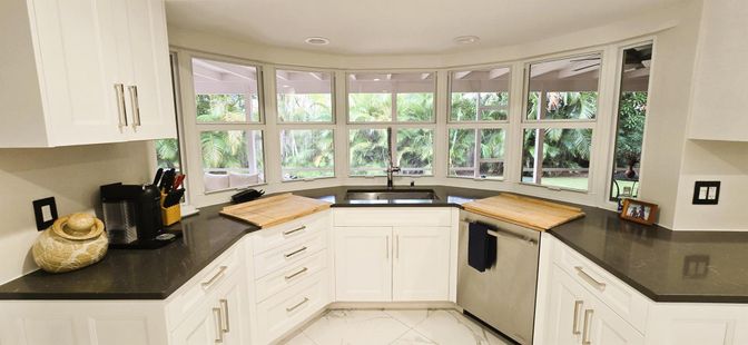 Interior, Kitchen, Marble, Recessed Lighting