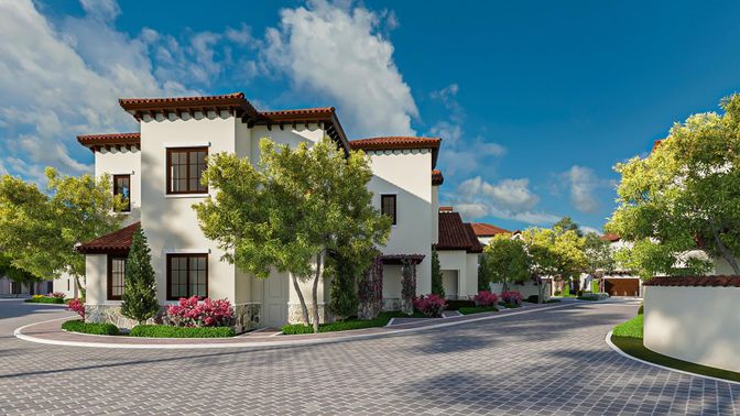 Exterior, Facade, Spanish Mediterranean
