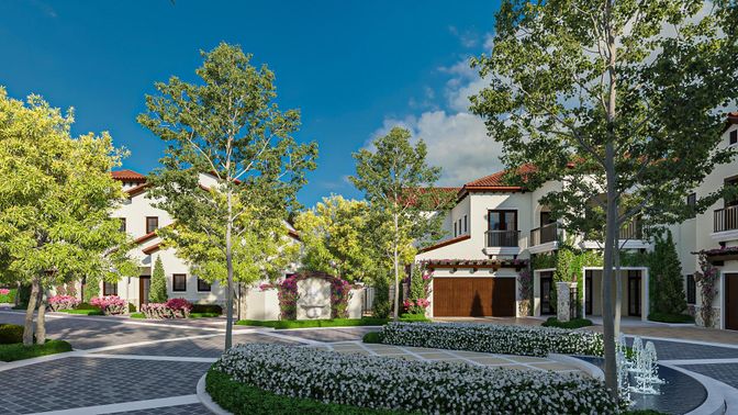 Exterior, Facade, Spanish Mediterranean