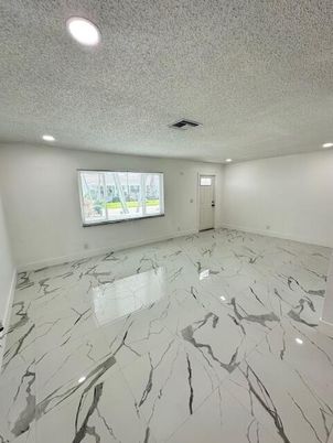 Empty room, Interior, Marble, Recessed Lighting