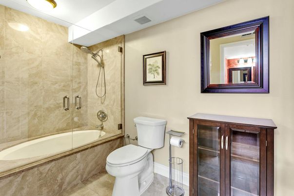 Bathroom, Glass Shower, Interior
