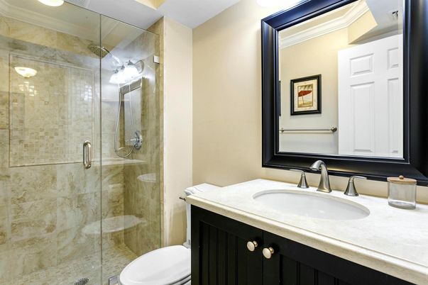 Bathroom, Glass Shower, Interior