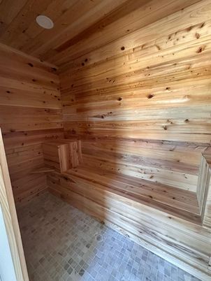 Interior, Recessed Lighting, Sauna Room