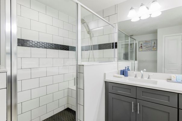 Bathroom, Glass Shower, Interior