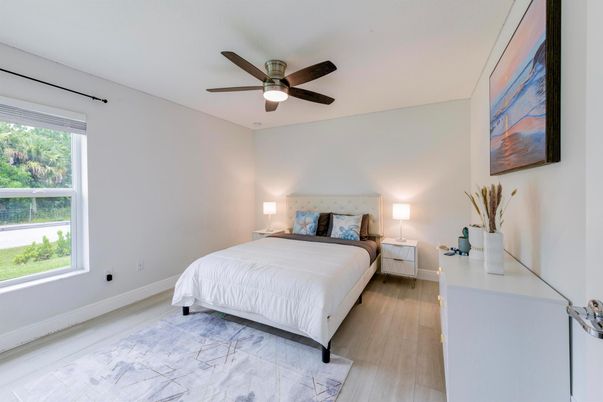 Bedroom, Interior, Wood Texture Flooring