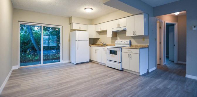 Interior, Kitchen, Wood Texture Flooring