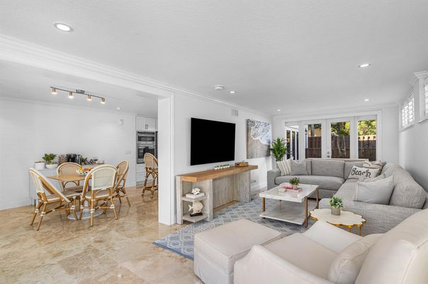 Dining room, Interior, Living room, Recessed Lighting