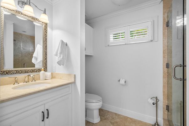 Bathroom, Glass Shower, Interior