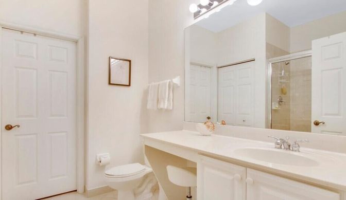 Bathroom, Glass Shower, Interior