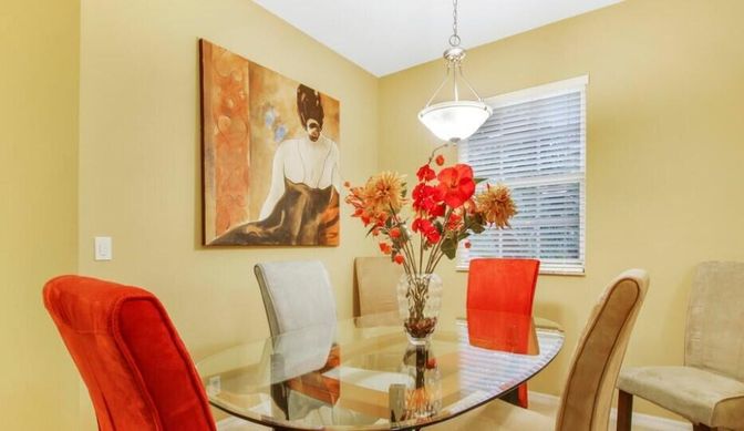 Dining room, Interior, Pendant Lights