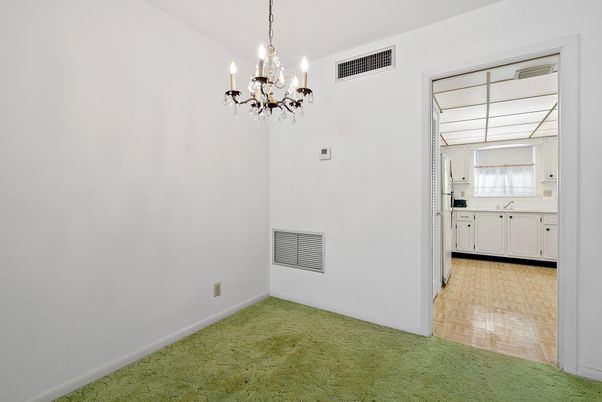 Chandelier, Empty room, Interior, Kitchen
