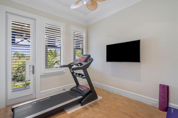 Fitness Equipment, Interior, Wood Texture Flooring