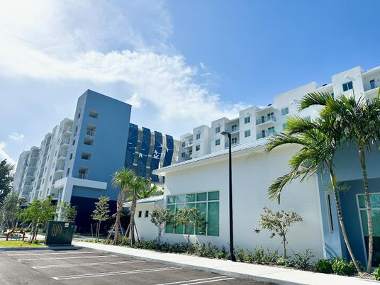 Exterior, Facade, Condo Building