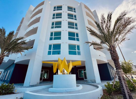Exterior, Facade, Condo Building