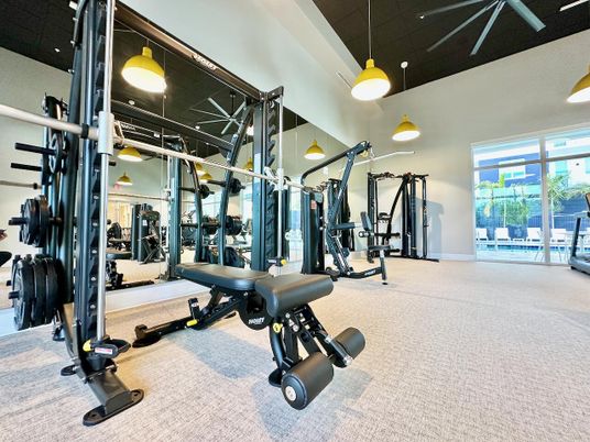 Fitness Equipment, Interior, Pendant Lights