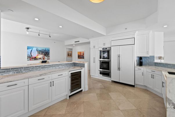 Interior, Kitchen, Recessed Lighting, Stainless Steel Appliances