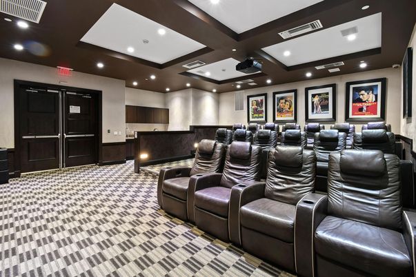 Home Theatre Room, Interior, Projection Screen, Recessed Lighting, Theatre Room