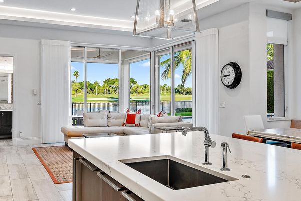Interior, Kitchen, Living room, Recessed Lighting, Water