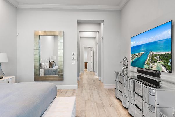 Bedroom, Interior, Water, Wood Texture Flooring