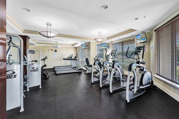 Fitness Equipment, Gym, Interior, Pendant Lights, Recessed Lighting