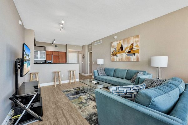 Interior, Kitchen, Living room, Wood Texture Flooring
