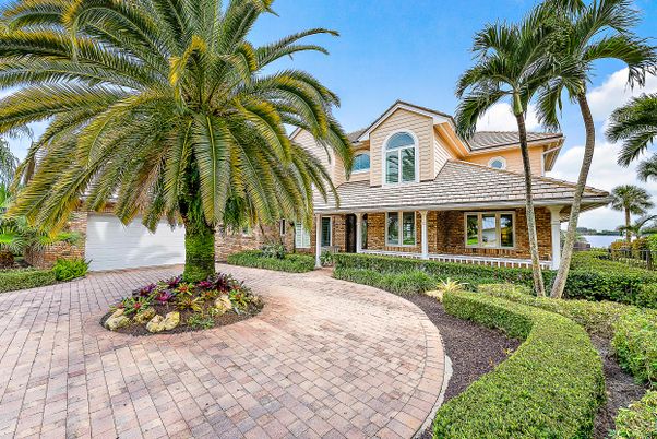 Attached, Exterior, Facade, Brick Facade, Mediterranean