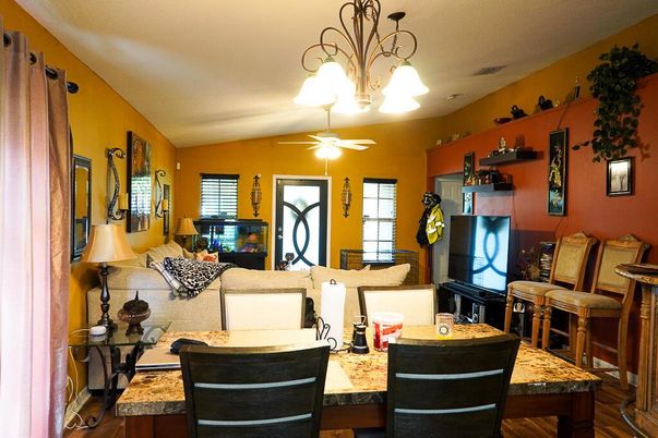 Chandelier, Dining room, Interior, Living room, Wood Texture Flooring