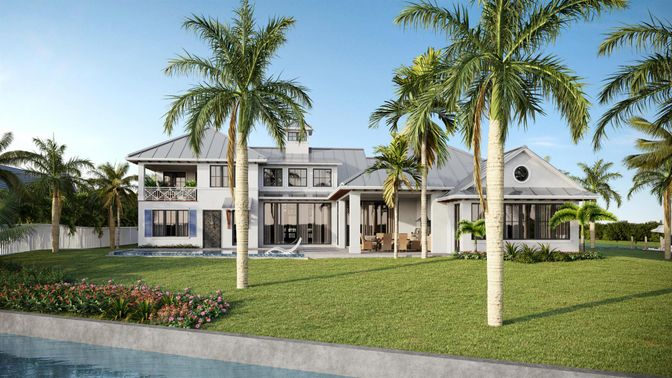 Backyard, Exterior, Facade, French Provincial