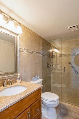 Bathroom, Glass Shower, Interior