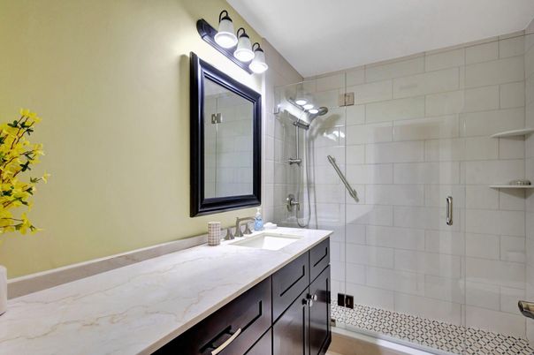 Bathroom, Glass Shower, Interior