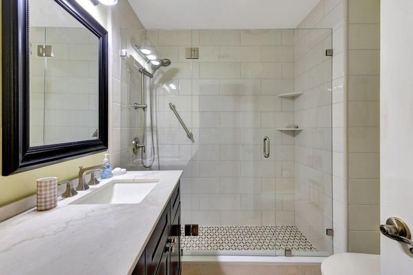 Bathroom, Glass Shower, Interior