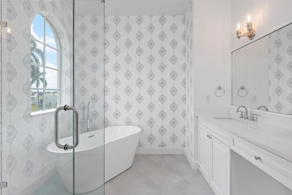 Bathroom, Dual Sink Vanities, Free Standing Baths, Interior