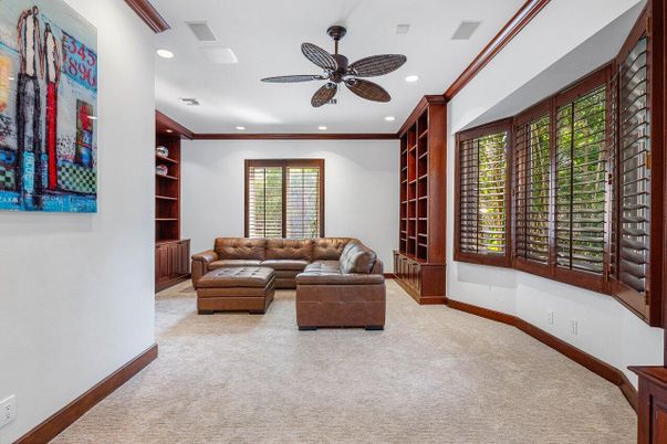 Interior, Living room, Recessed Lighting