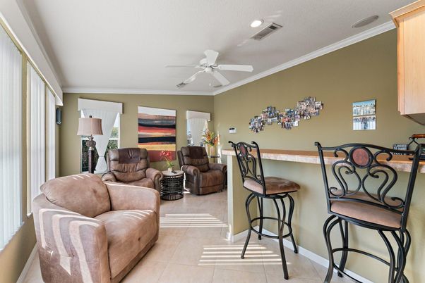 Interior, Living room, Recessed Lighting